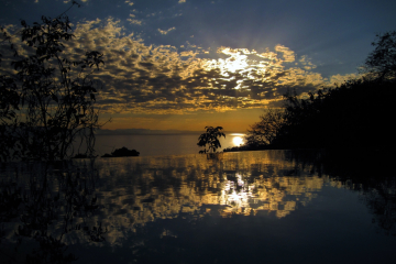 Sunset over Lake Malawi