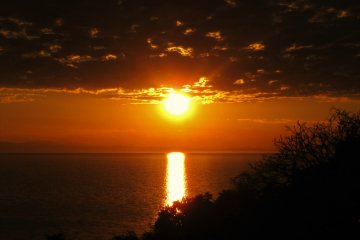 Sunset over Lake Malawi